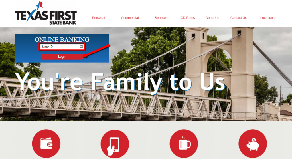 Texas First State Bank Online Banking Login CC Bank