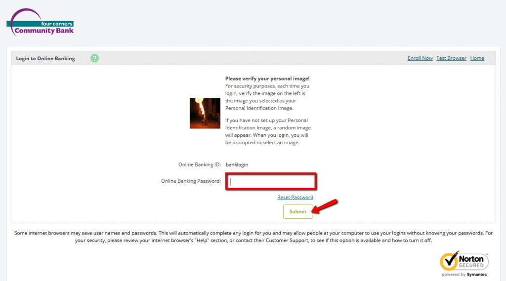 Four Corners Community Bank Online Banking Login CC Bank