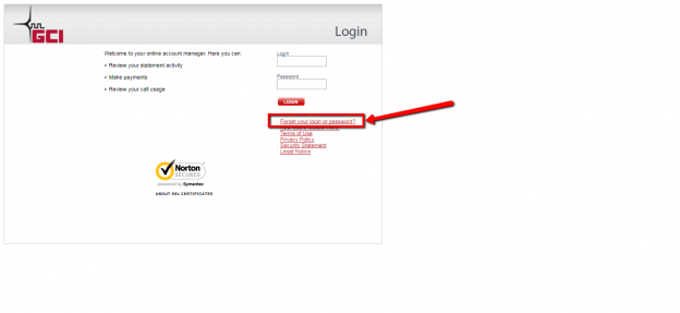 GCI Online Bill Pay Login CC Bank
