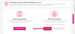 t mobile online payment number