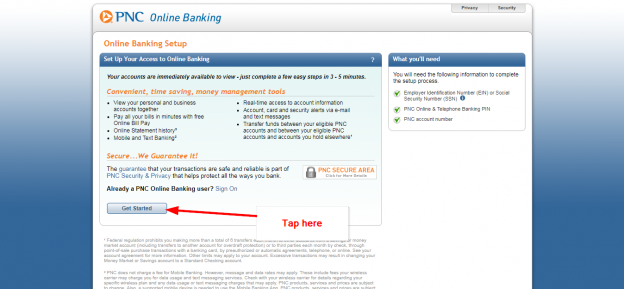 pnc online banking revoked