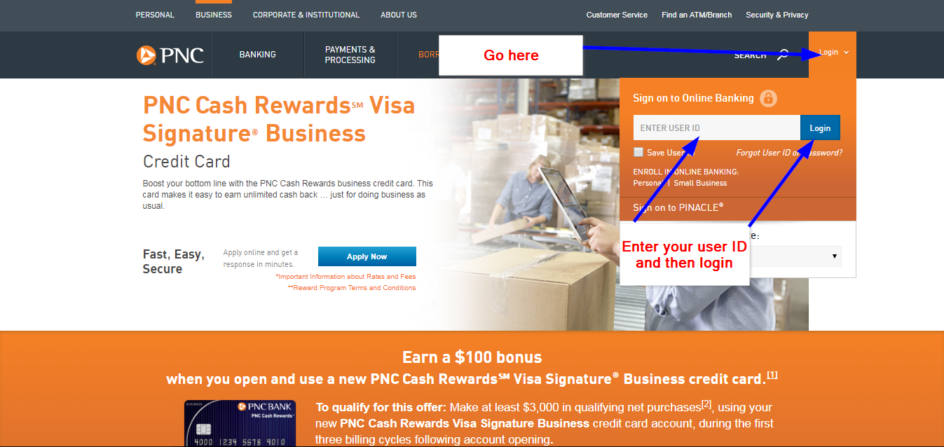 pnc-cash-rewards-visa-signature-business-online-login-cc-bank