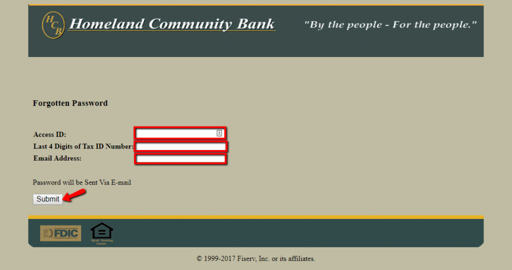 Homeland Community Bank Online Banking Login CC Bank