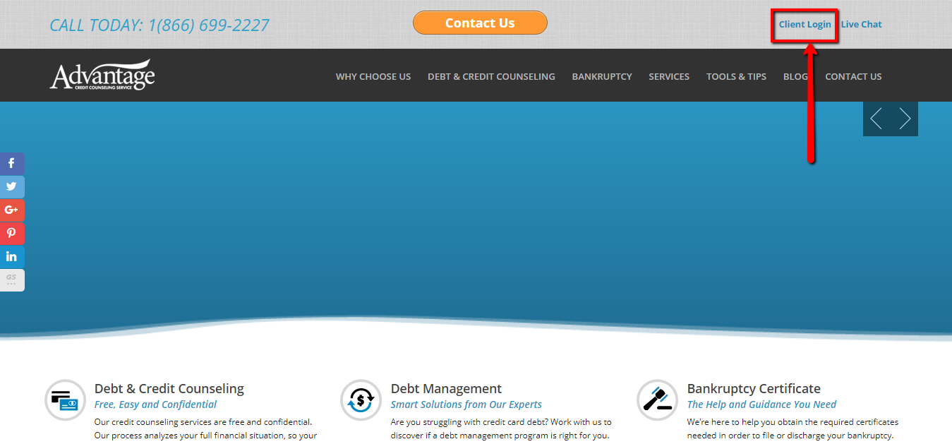 Advantage Credit Counseling Service Client Login - CC Bank