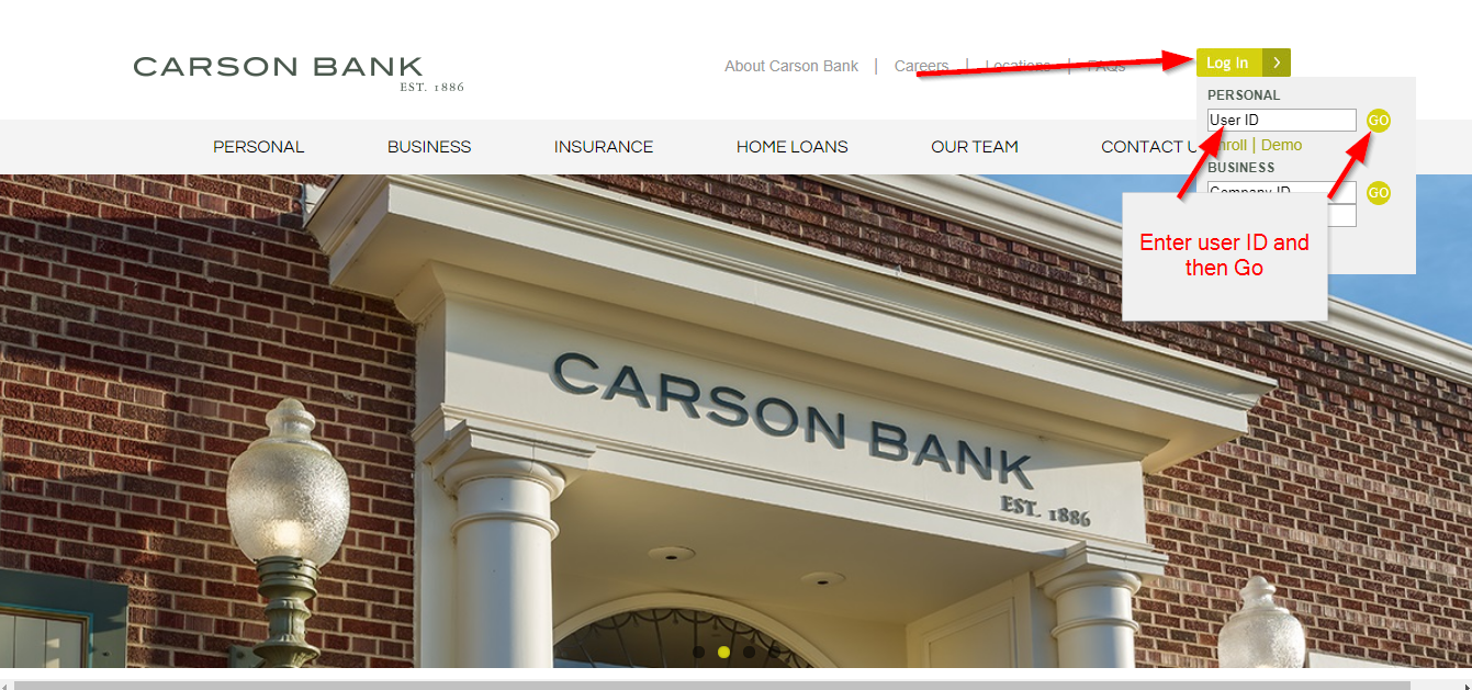 Carson Bank Online Login