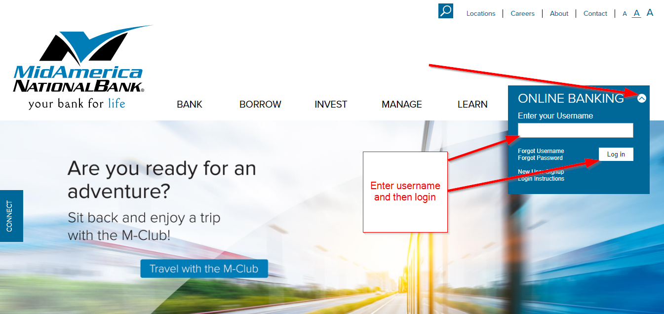 MidAmerica National Bank Online Banking Login