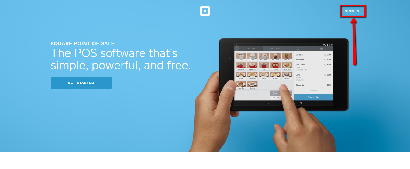 Square Online Payment Login CC Bank