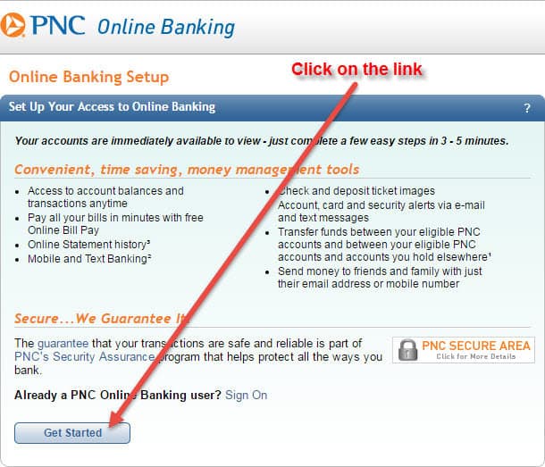 pnc online banking personal