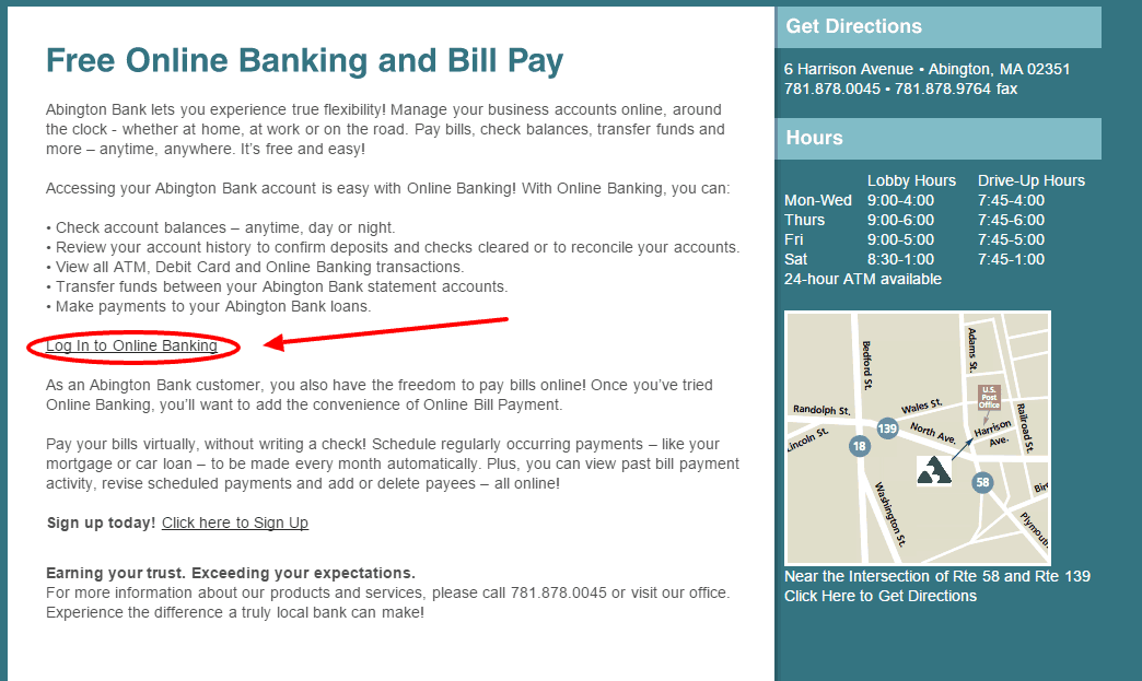 Abington Bank Login