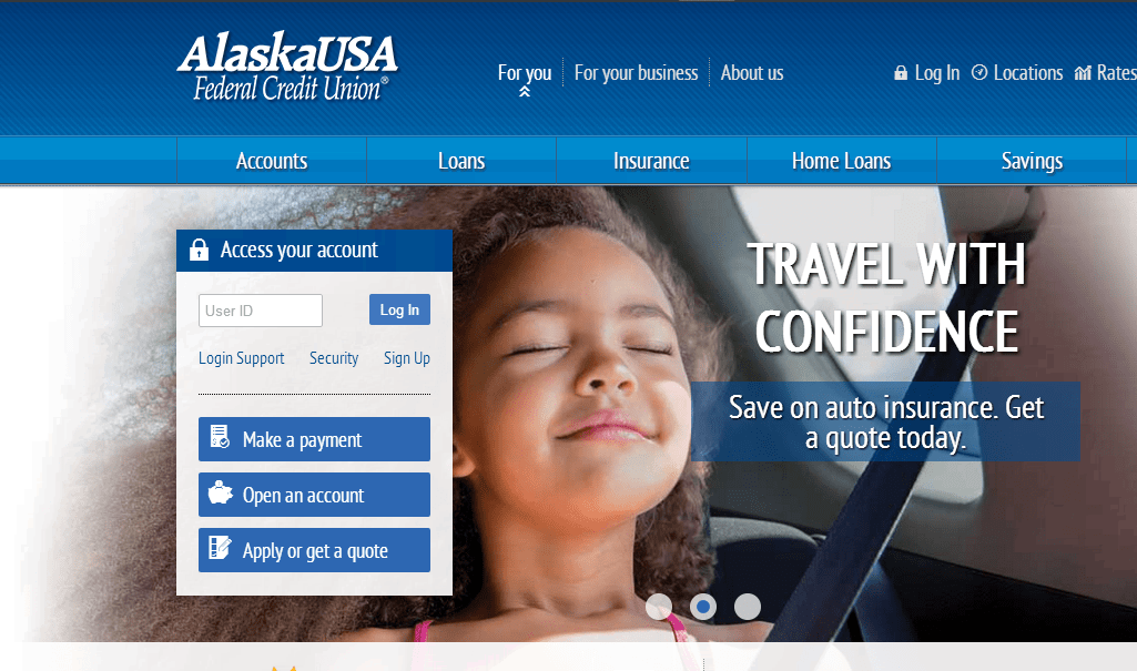 Alaska USA Federal Credit Union Online Banking Login CC Bank