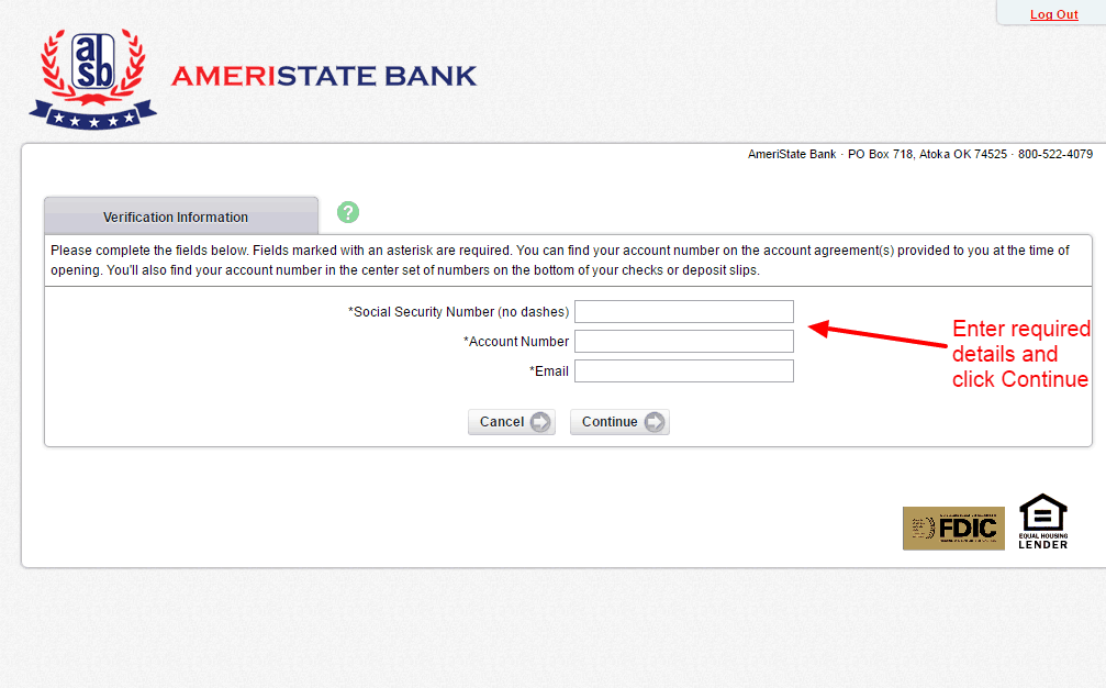 ameris bank personal online banking login