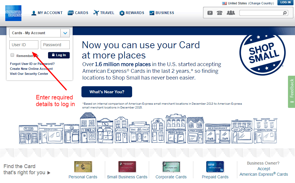 American Express Credit Card Online Login - CC Bank