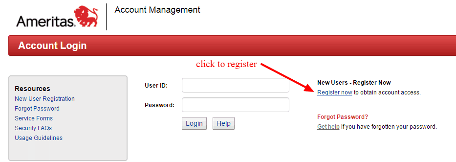 Ameritas User-registration