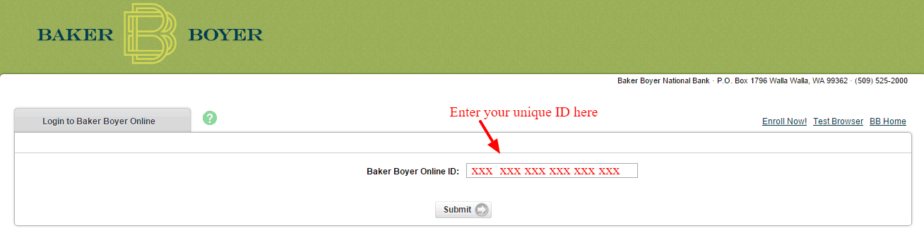 Baker Boyer Online ID