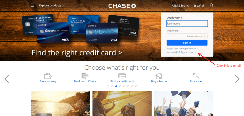 chase online personal banking
