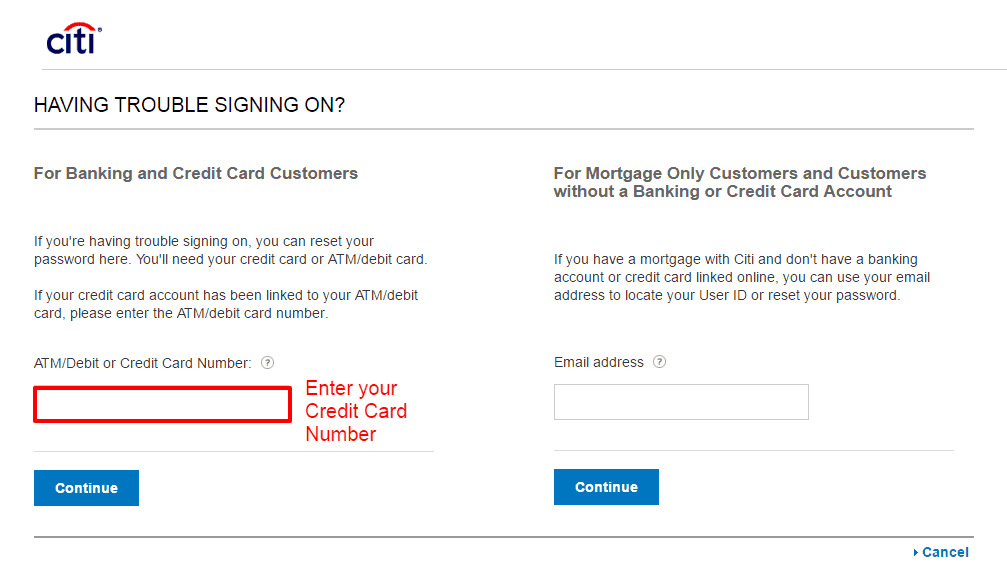 Citi PASSWORD 2