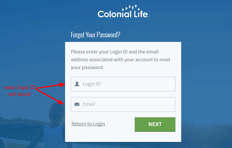 Colonial Life Forgot Password
