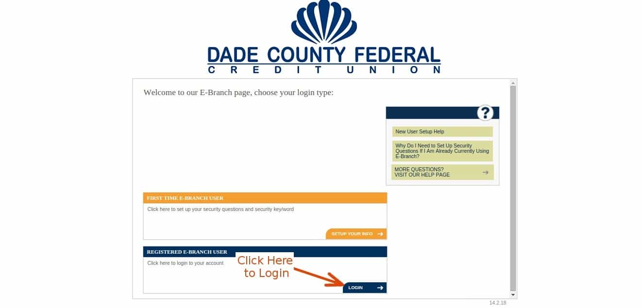 Dade County Federal Credit Union Online Banking Login CC Bank