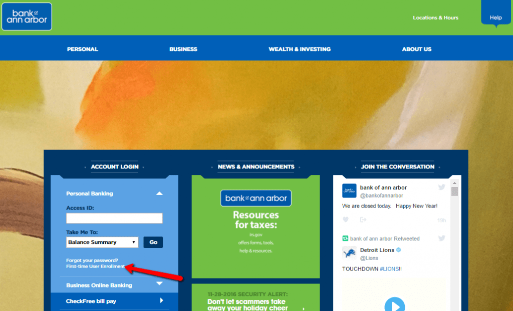 bank of ann arbor online banking
