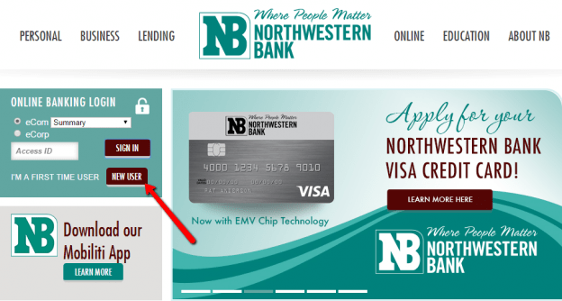 Northwestern Bank Online Banking Login - CC Bank