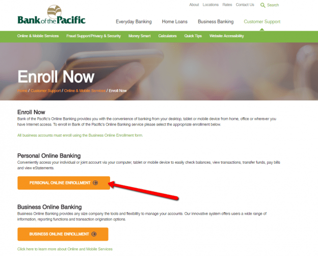 Bank of the Pacific Online Banking Login CC Bank