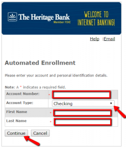 The Heritage Bank Online Banking Login - CC Bank