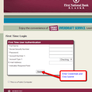 First National Bank Alaska Online Banking Login - CC Bank