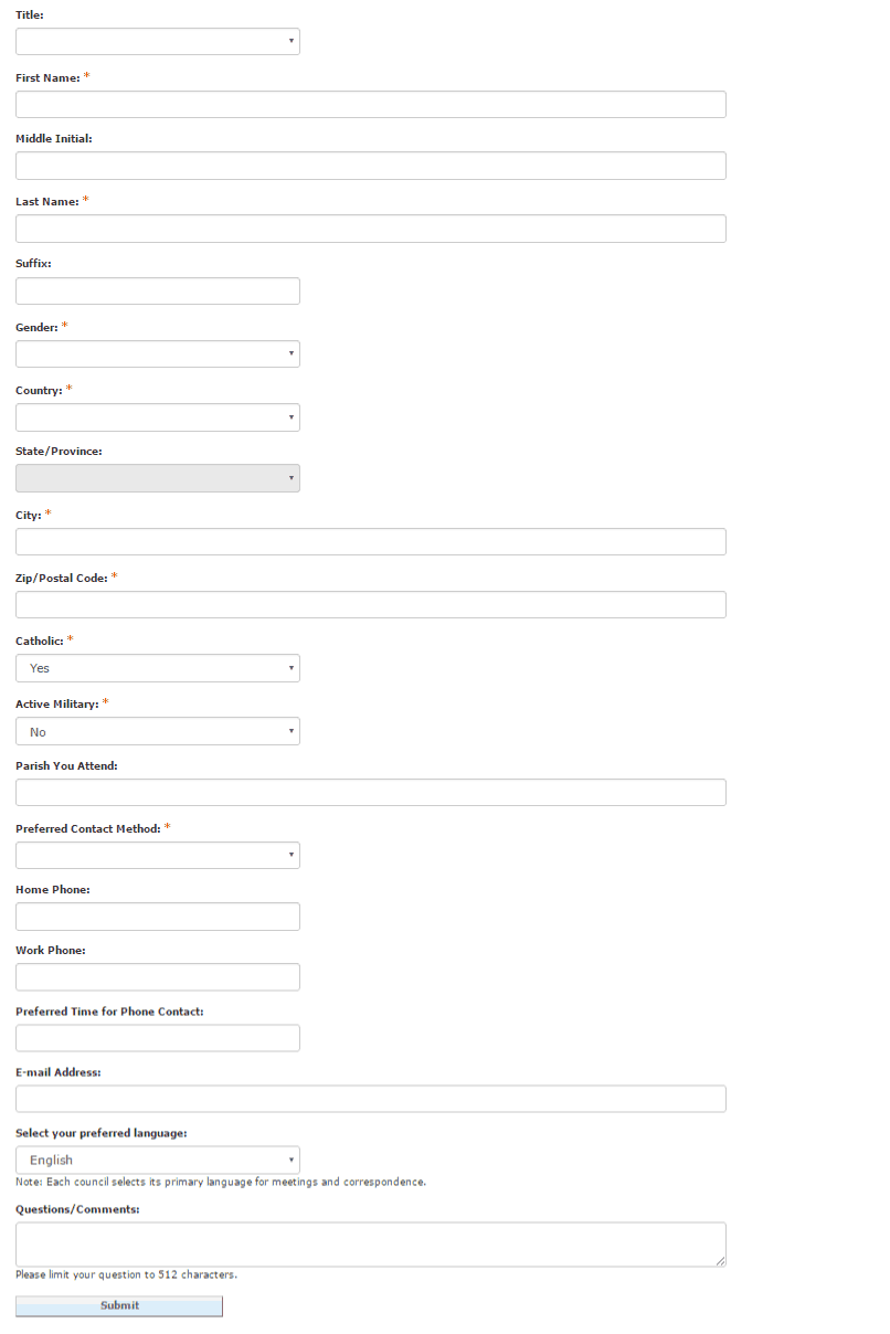 KOFC member registration