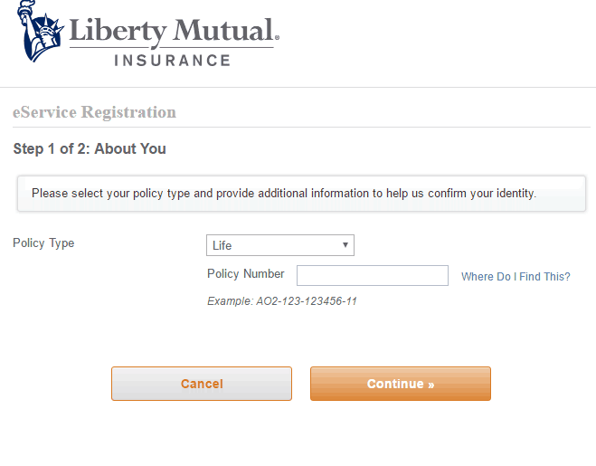 Liberty Mutual policy type
