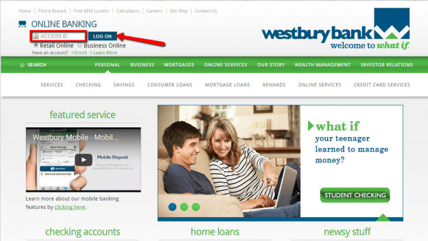 Westbury Bank Online Banking Login - CC Bank