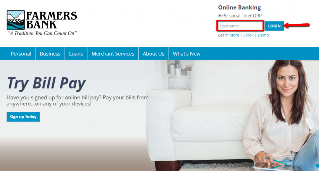 Farmers Bank Idaho Online Banking Login CC Bank