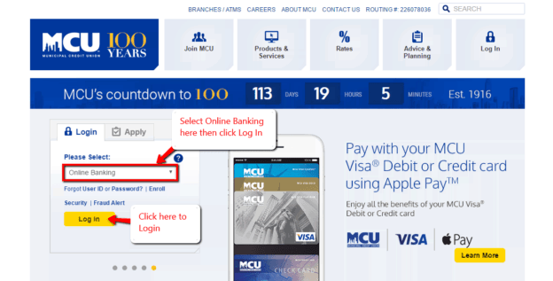 Ny Municipal Credit Union Mcu Online Banking Login Cc Bank