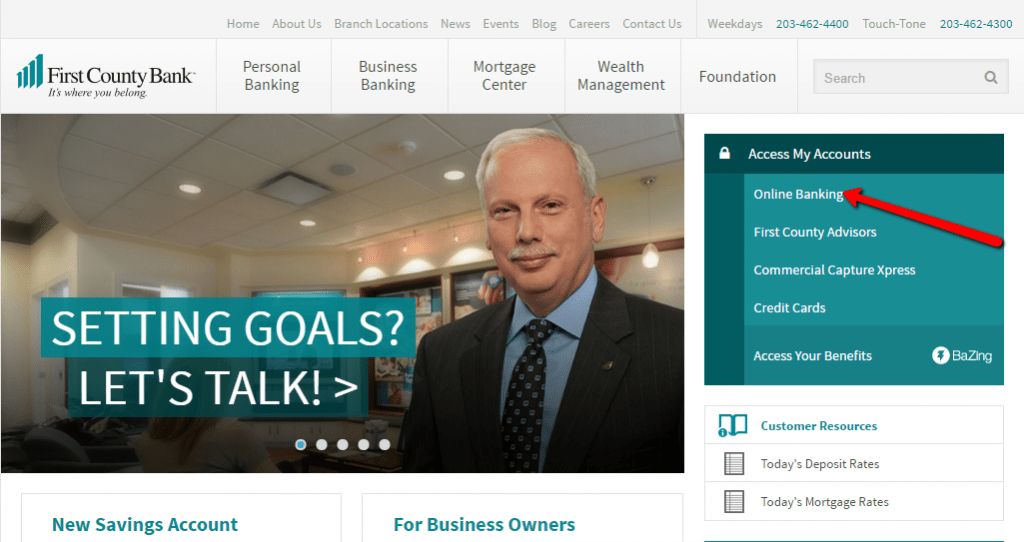 First County Bank Online Banking Login CC Bank
