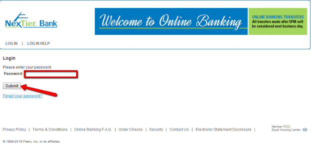 NexTier Bank Online Banking Login CC Bank