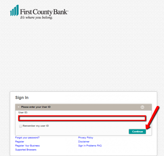 First County Bank Online Banking Login CC Bank