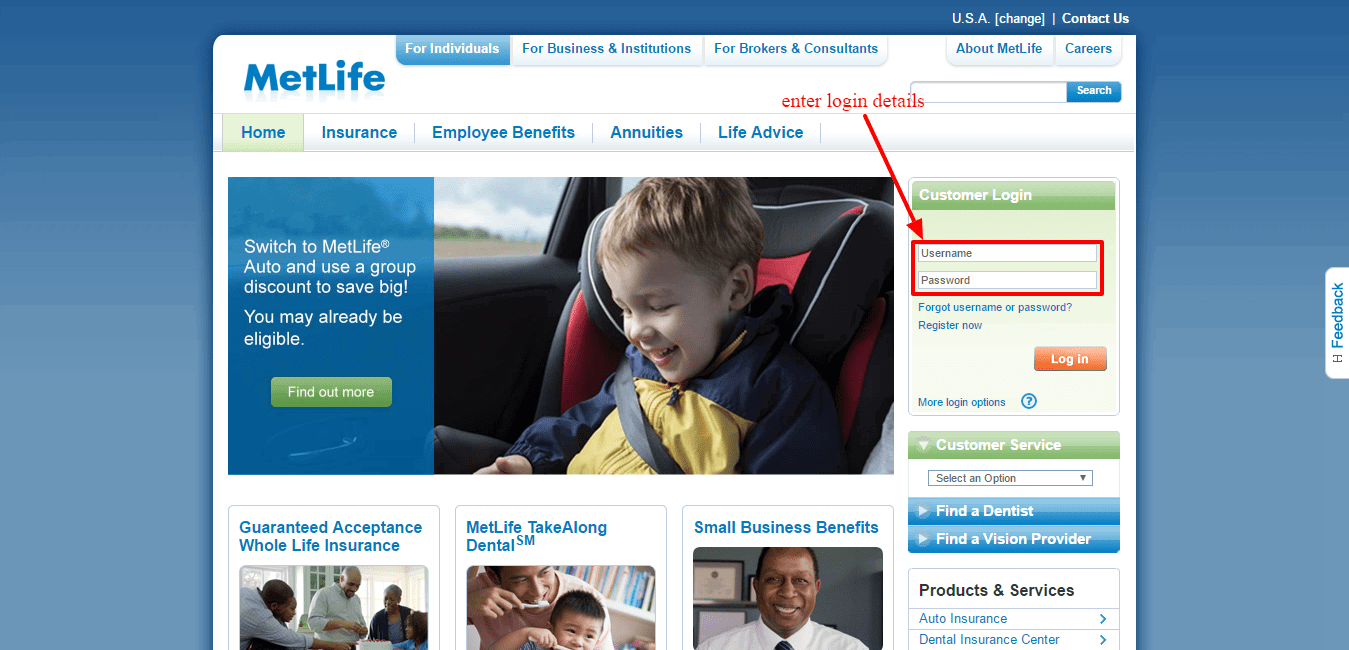 Metlife Insurance Online Login - CC Bank