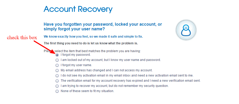 MySafeway account recovery