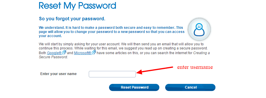 Mysafeway Password Reset