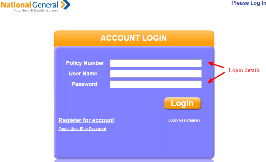 National General Insurance login