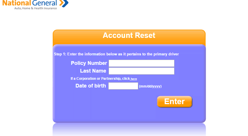 National General account reset