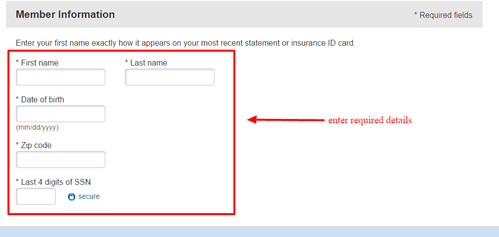 Nationwide password reset