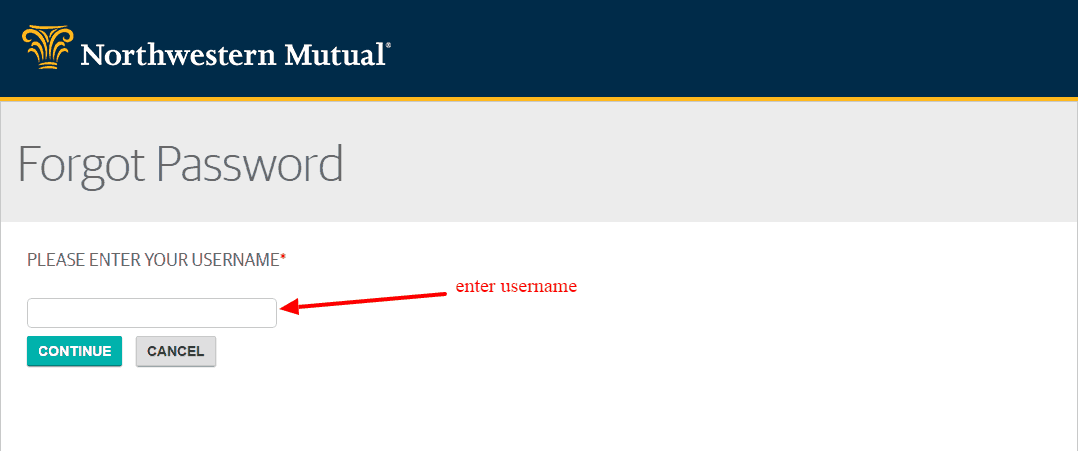 Northwestern Mutual Reset Password