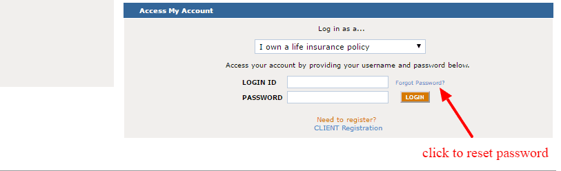 Ohio National Online password reset