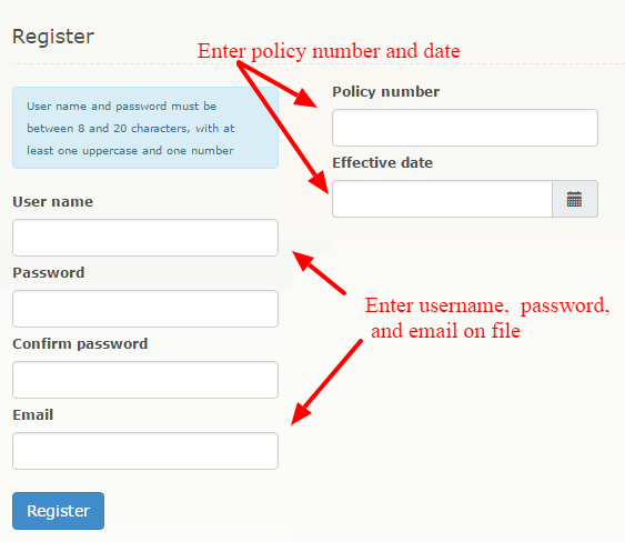 PayMyInsurance Register