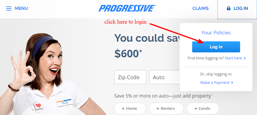 Progressive Insurance Online Login - CC Bank