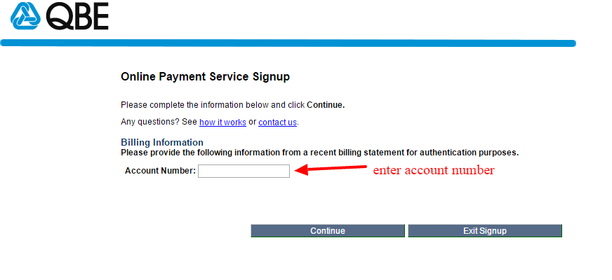 QBE online registration