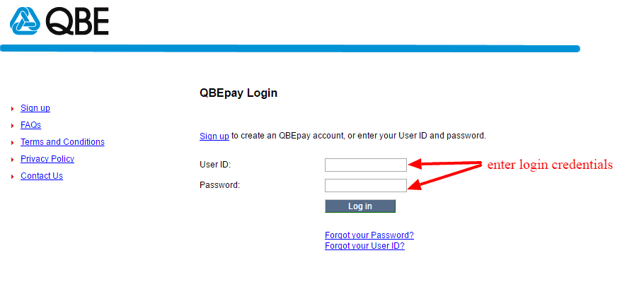 QBEpay login