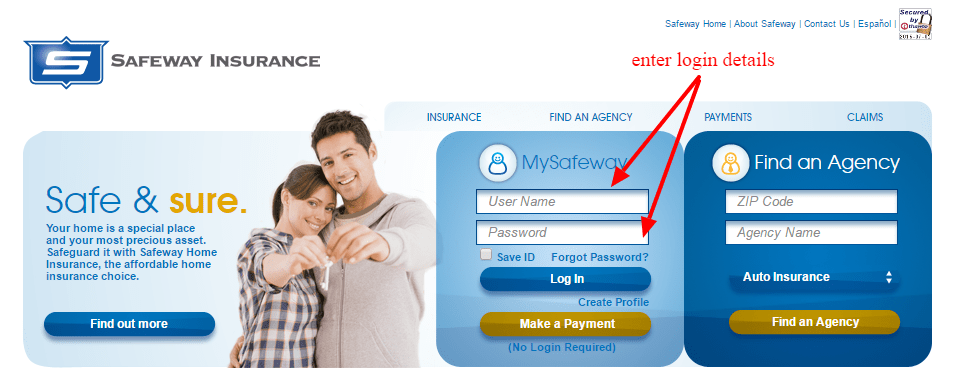 Safeway Insurance Login