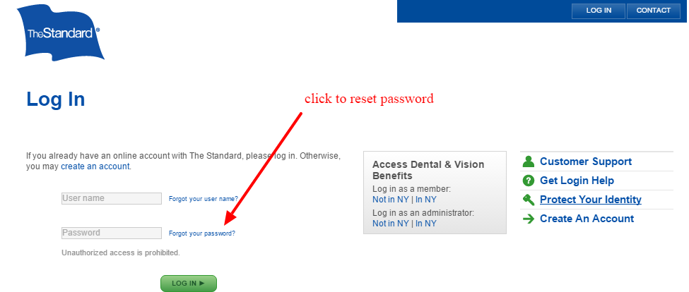 Standard pass-reset