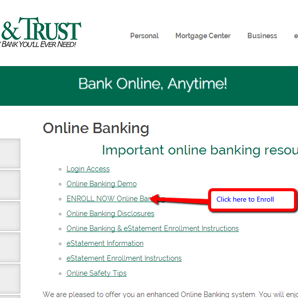 Troy Bank and Trust Online Banking Login CC Bank